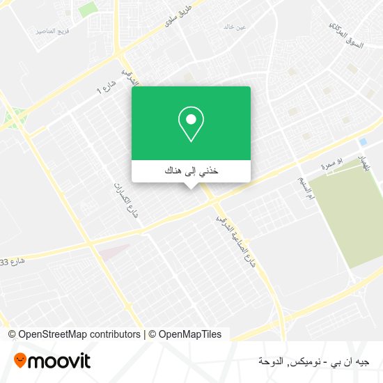 خريطة جيه ان بي - نوميكس