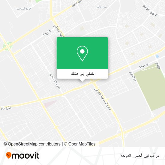 خريطة مرآب لين أحمر