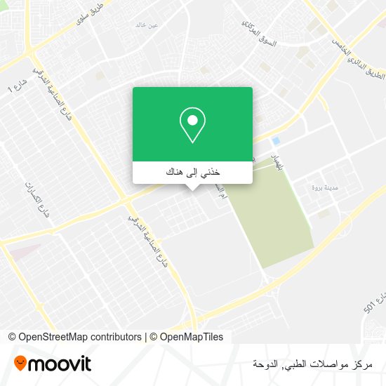 خريطة مركز مواصلات الطبي