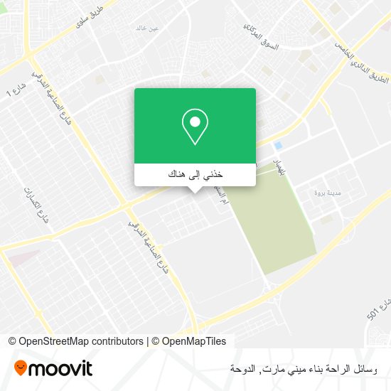 خريطة وسائل الراحة بناء ميني مارت
