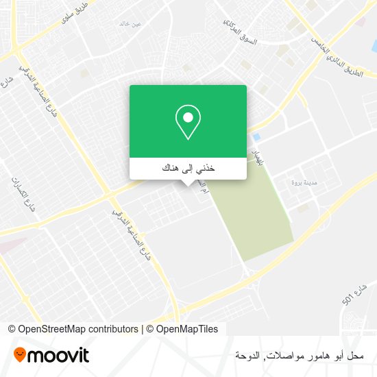 خريطة محل أبو هامور مواصلات