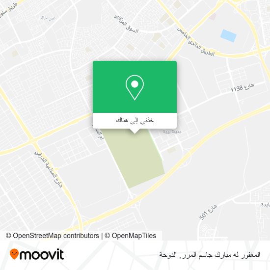 خريطة المغفور له مبارك جاسم المرر