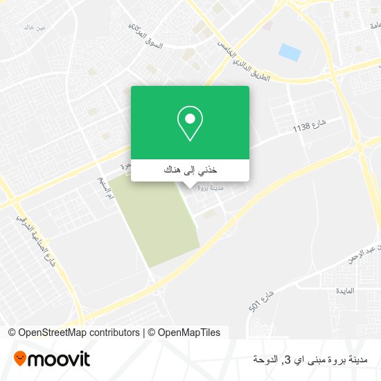 خريطة مدينة بروة مبنى اي 3