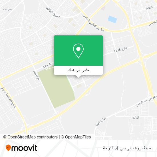 خريطة مدينة بروة مبنى سي 4