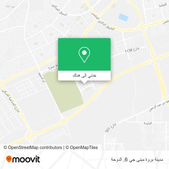 خريطة مدينة بروة مبنى جي 6