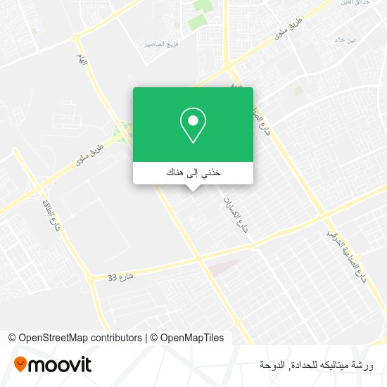 خريطة ورشة ميتاليكه للحدادة