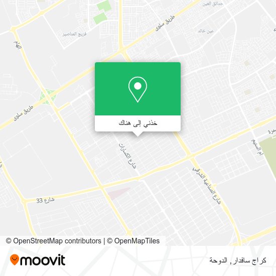 خريطة كراج سافدار