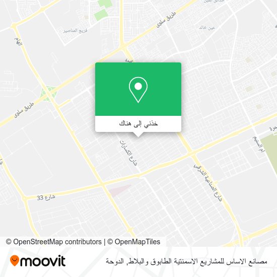 خريطة مصانع الاساس للمشاريع الاسمنتية الطابوق والبلاط