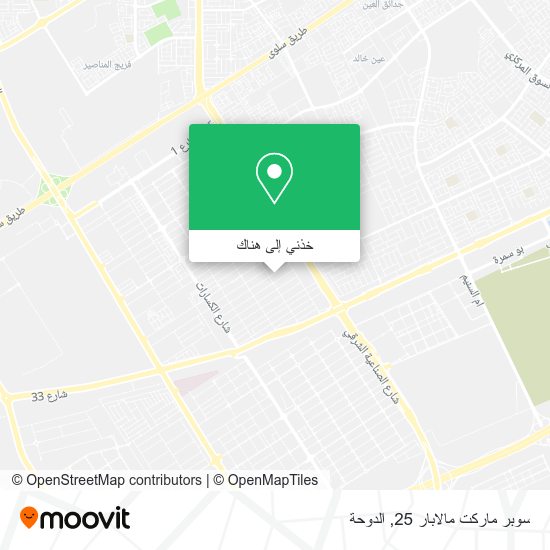 خريطة سوبر ماركت مالابار 25
