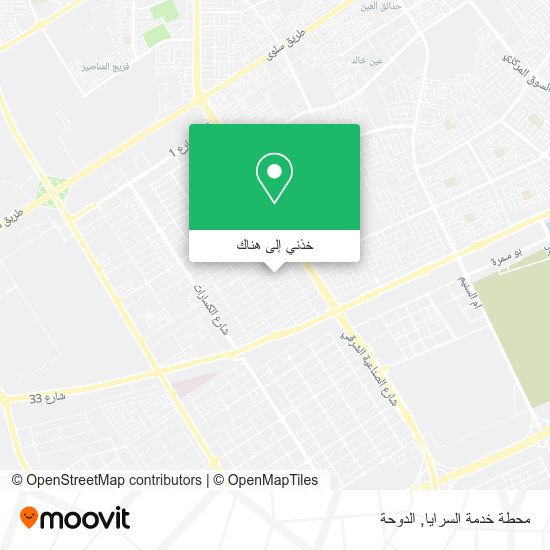 خريطة محطة خدمة السرايا