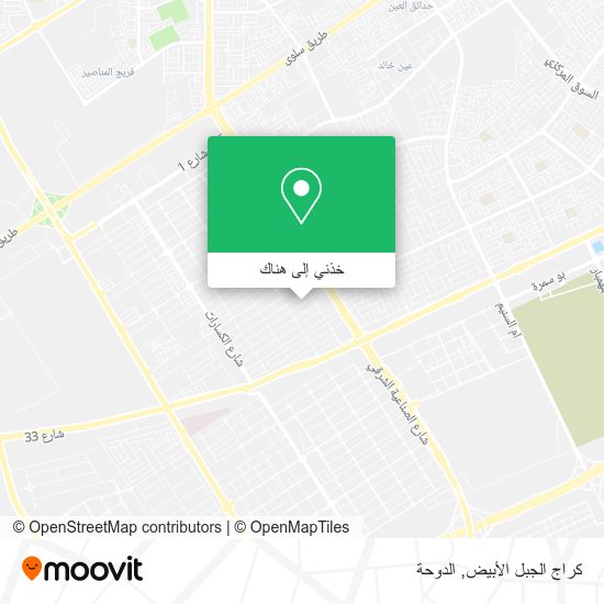 خريطة كراج الجبل الأبيض