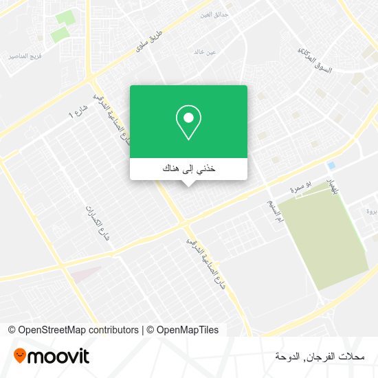 خريطة محلات الفرجان