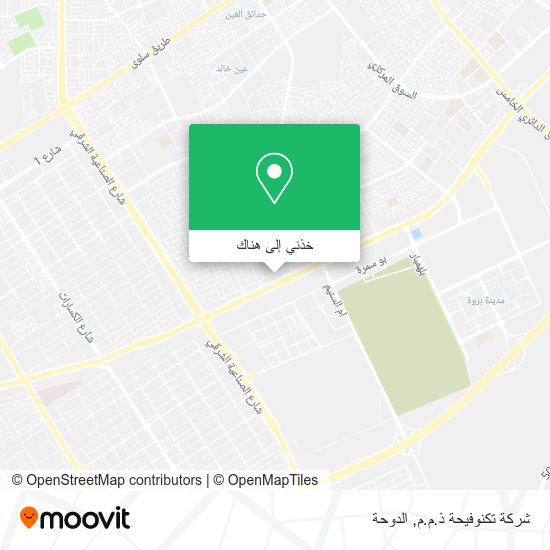 خريطة شركة تكنوفيحة ذ.م.م