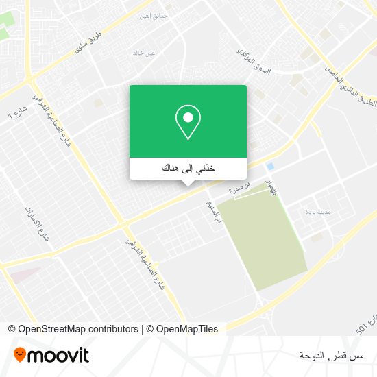 خريطة مس قطر