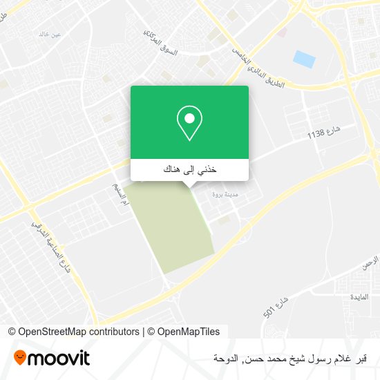 خريطة قبر غلام رسول شيخ محمد حسن