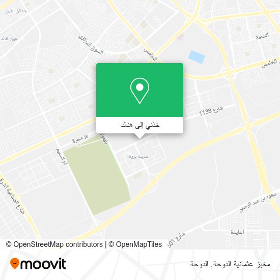 خريطة مخبز عثمانية الدوحة