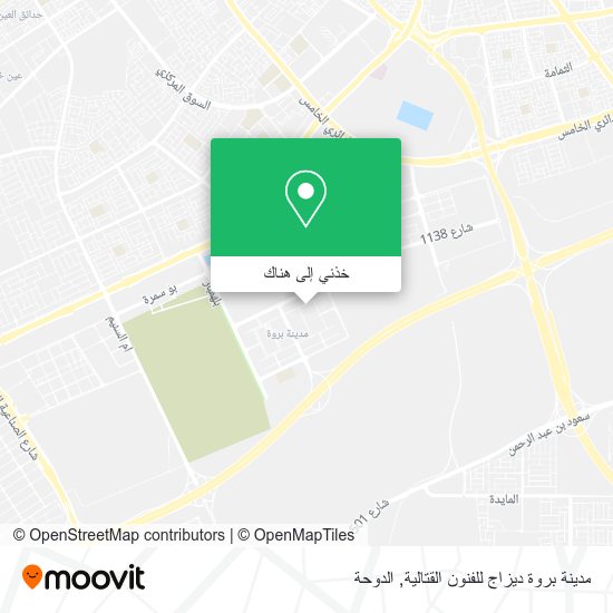 خريطة مدينة بروة ديزاج للفنون القتالية