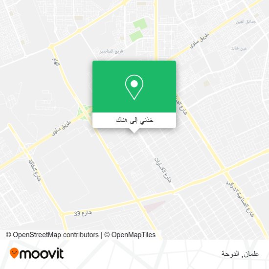 خريطة علمان