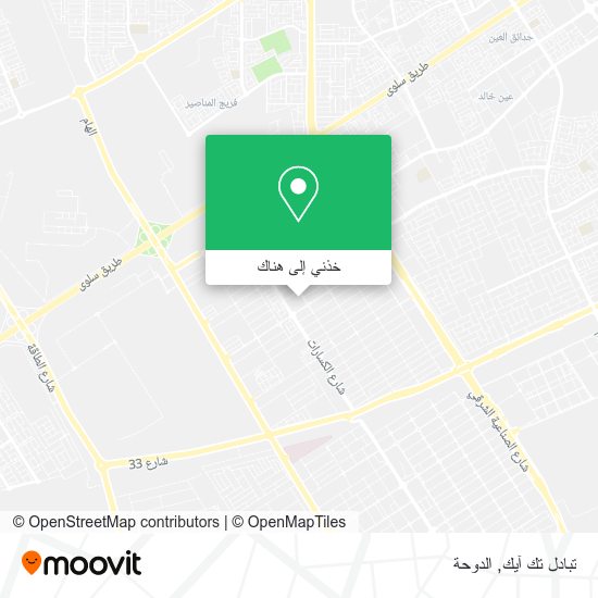 خريطة تبادل تك آيك