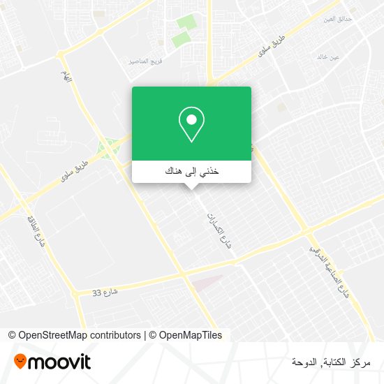 خريطة مركز الكتابة