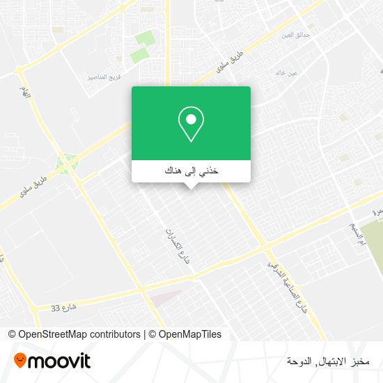 خريطة مخبز الابتهال