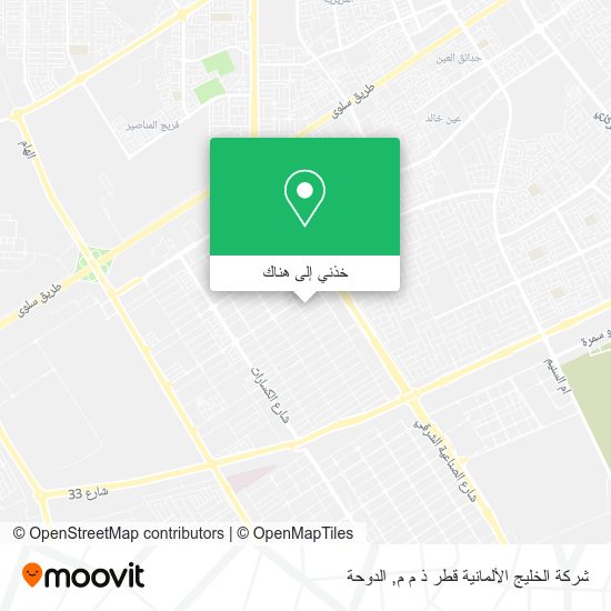 خريطة شركة الخليج الألمانية قطر ذ م م