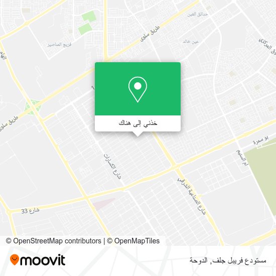 خريطة مستودع فريبل جلف