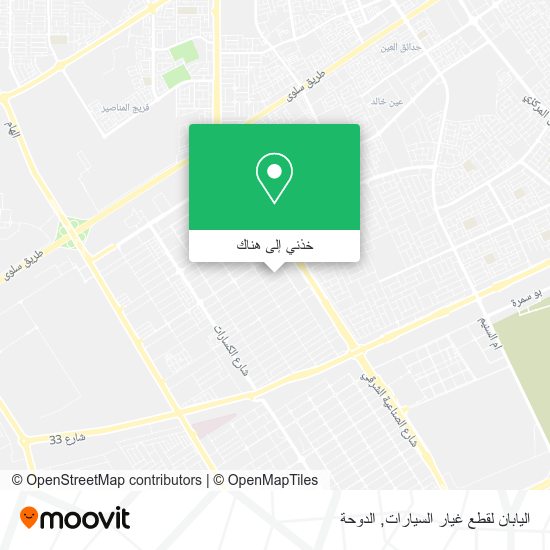 خريطة اليابان لقطع غيار السيارات