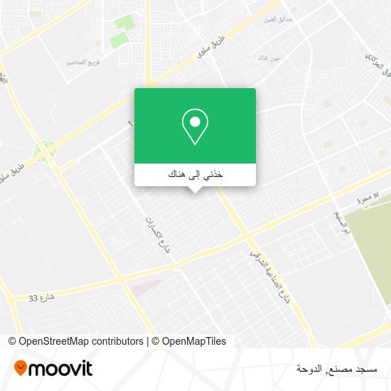 خريطة مسجد مصنع