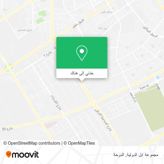 خريطة مجموعة ابل الدولية