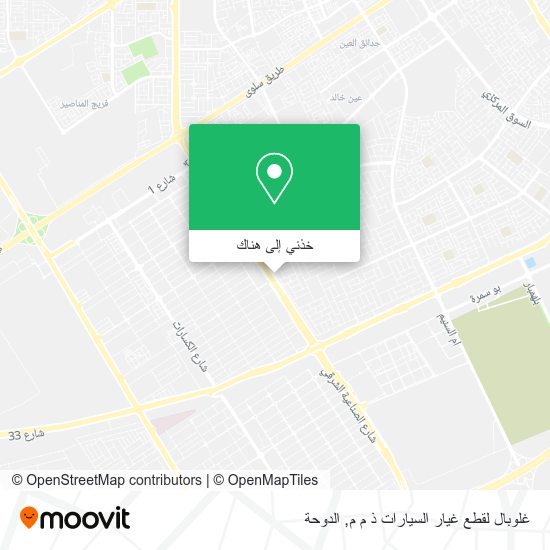 خريطة غلوبال لقطع غيار السيارات ذ م م