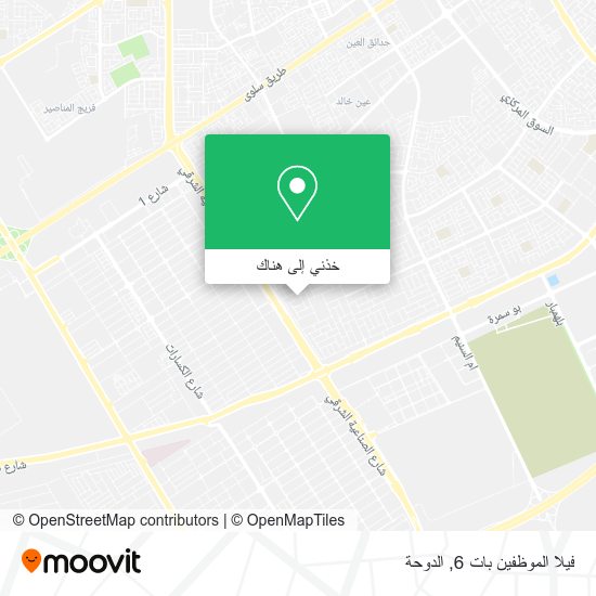 خريطة فيلا الموظفين بات 6