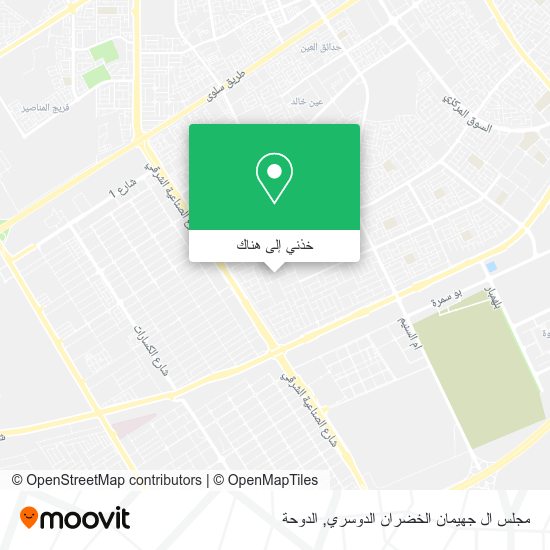 خريطة مجلس ال جهيمان الخضران الدوسري