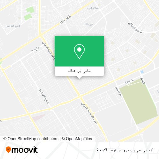 خريطة كيو بي سي رينجرز جراوند
