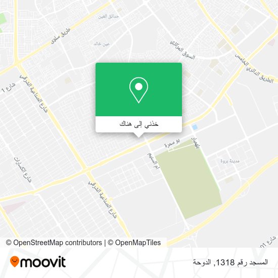 خريطة المسجد رقم 1318