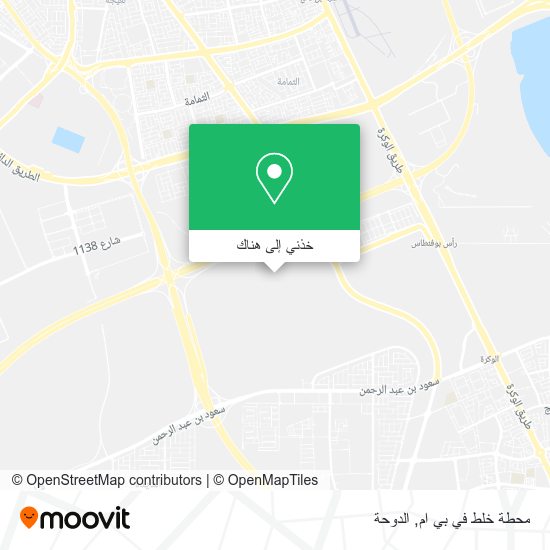 خريطة محطة خلط في بي ام