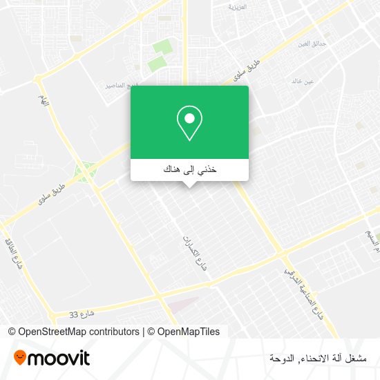 خريطة مشغل آلة الانحناء