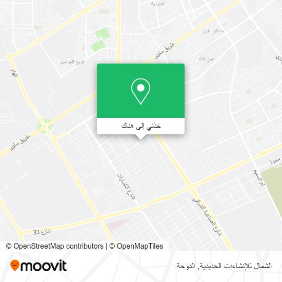 خريطة الشمال للإنشاءات الحديدية