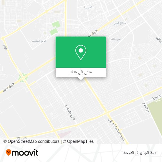 خريطة دانة الجزيرة