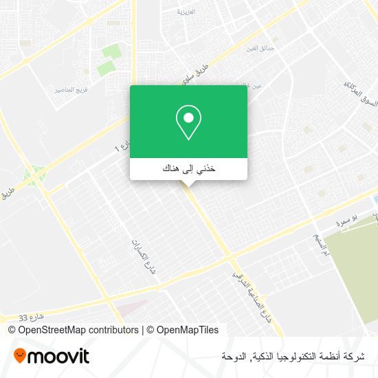 خريطة شركة أنظمة التكنولوجيا الذكية