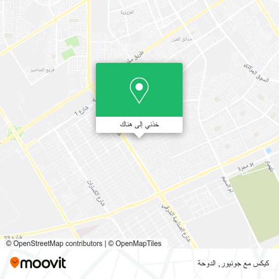 خريطة كيكس مع جونيور