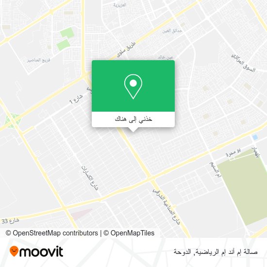 خريطة صالة إم آند إم الرياضية