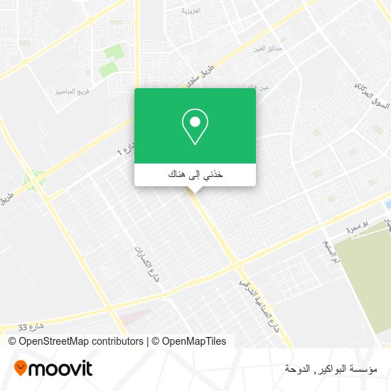 خريطة مؤسسة البواكير