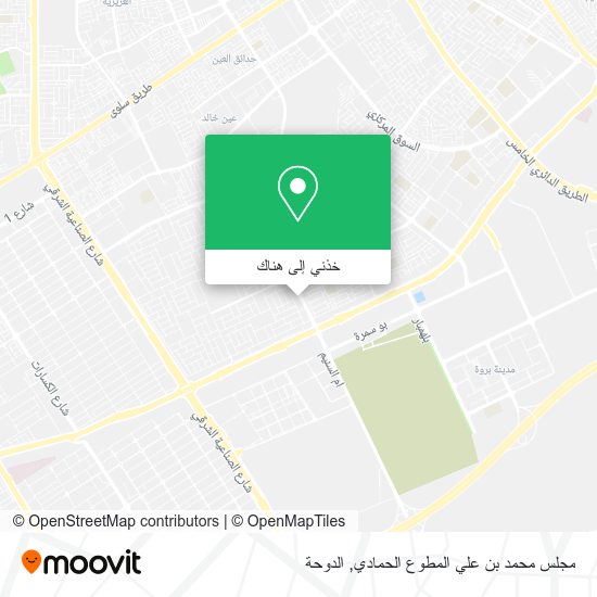 خريطة مجلس محمد بن علي المطوع الحمادي