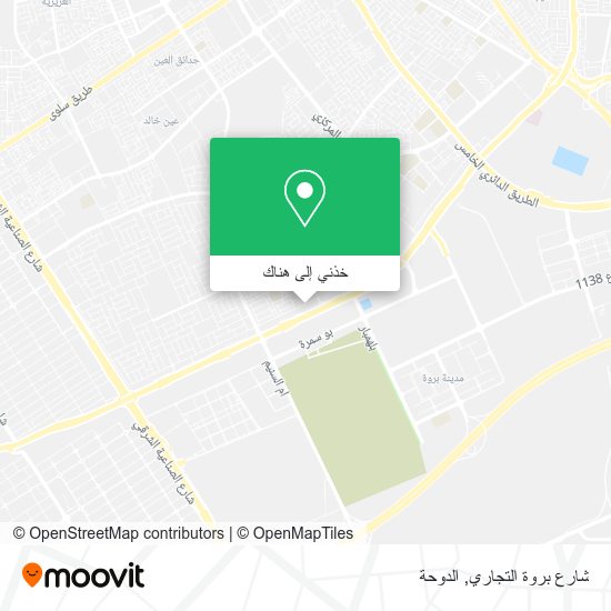 خريطة شارع بروة التجاري