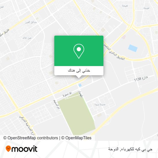 خريطة جي بي كيه للكهرباء