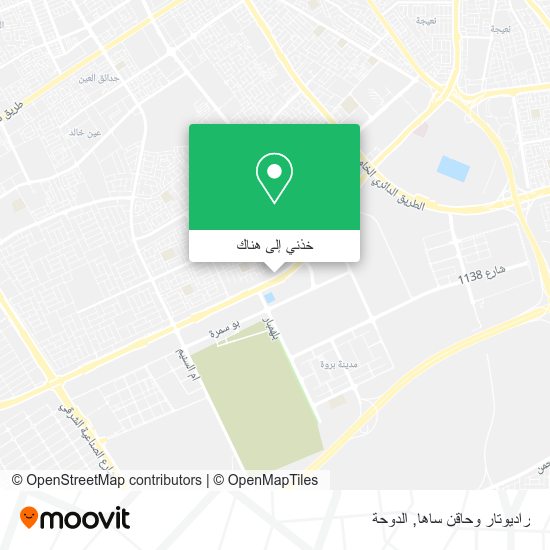 خريطة راديوتار وحاقن ساها