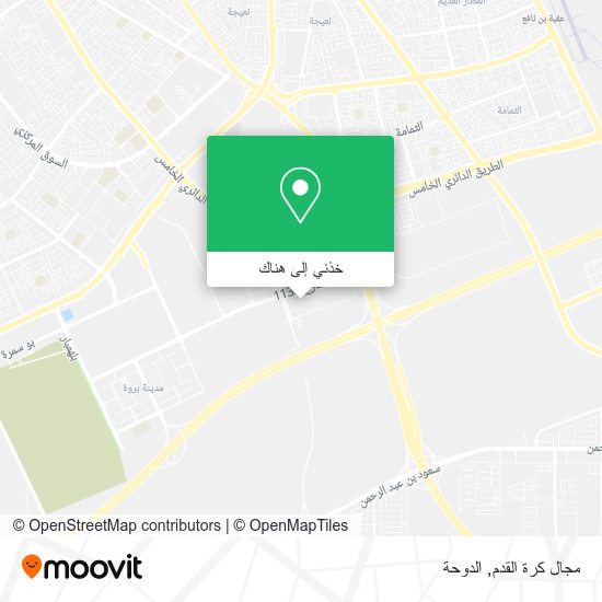 خريطة مجال كرة القدم