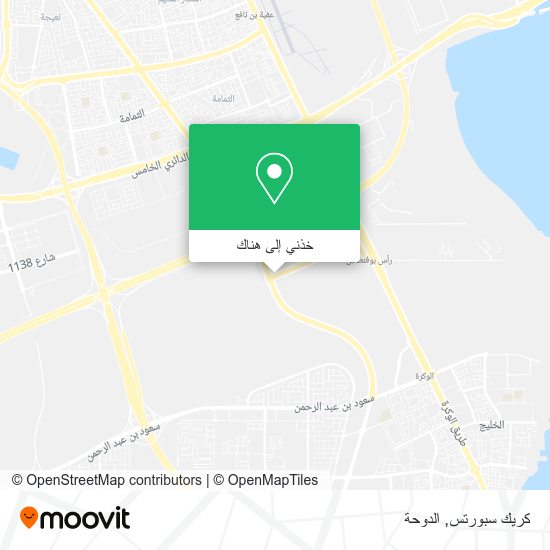 خريطة كريك سبورتس