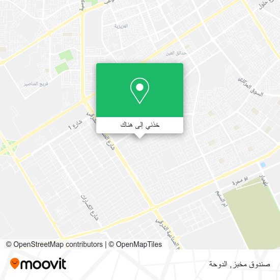 خريطة صندوق مخبز